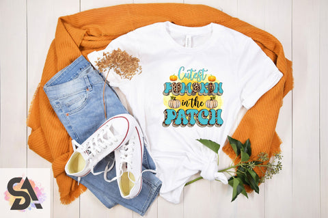 Cutest Pumpkin in the Patch Sublimation SVGArt 