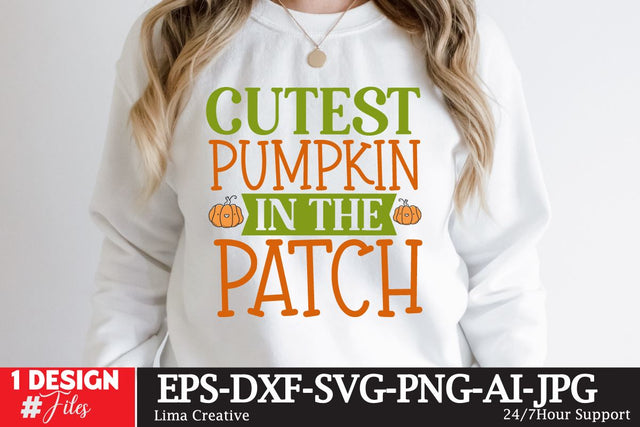 Cutest Pumpkin In The Patch SVG Cute File SVG Insomnia Std 