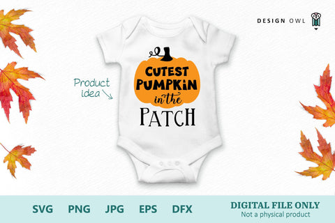 Cutest pumpkin in the patch SVG Design Owl 