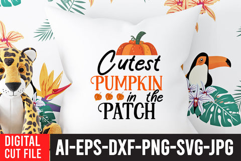 Cutest Pumpkin in the Patch SVG Design SVG BlackCatsMedia 