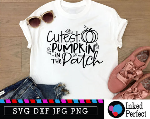 Cutest Pumpkin In The Patch SVG Inked Perfect 