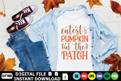 Cutest Pumpkin In The Patch SVG Shahin alam 