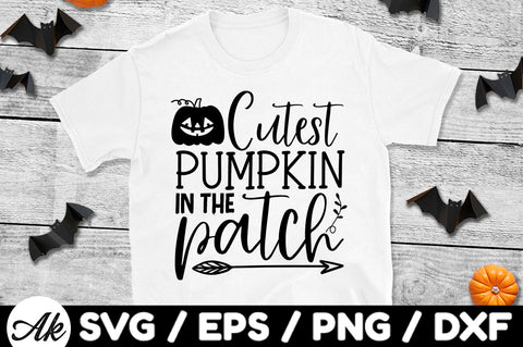 Cutest pumpkin in the patch svg SVG akazaddesign 