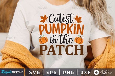 Cutest Pumpkin in the patch SVG SVG Regulrcrative 