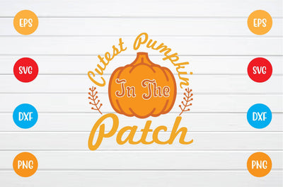 cutest pumpkin in the patch svg SVG sk.swapon Roy 