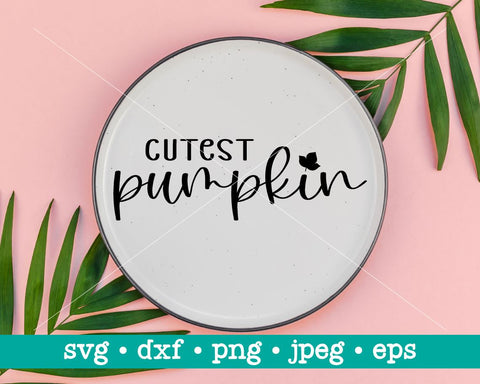 Cutest pumpkin svg, Cutest pumpkin png, Fall toddler shirt svg, Halloween onesie svg, Onesie saying svg, Autumn bodysuit svg SVG MAKStudion 