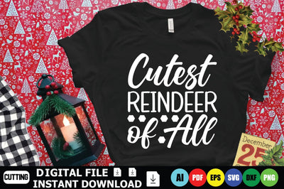 Cutest Reindeer of All SVG Shahin alam 