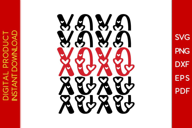 Cutest XOXO Sign Valentine's Day SVG PNG EPS Cut File SVG Creativedesigntee 