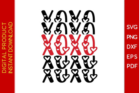 Cutest XOXO Sign Valentine's Day SVG PNG EPS Cut File SVG Creativedesigntee 