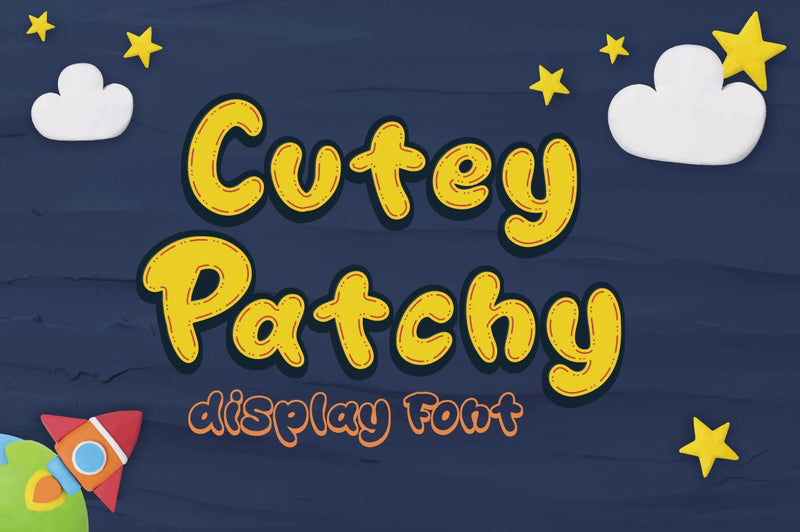 Cutey Patchy - Display Font Font Attype studio 