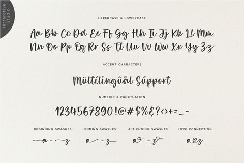 Cutie Angel Modern Handwritten Font Font Letterative 