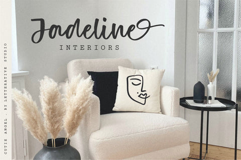 Cutie Angel Modern Handwritten Font Font Letterative 