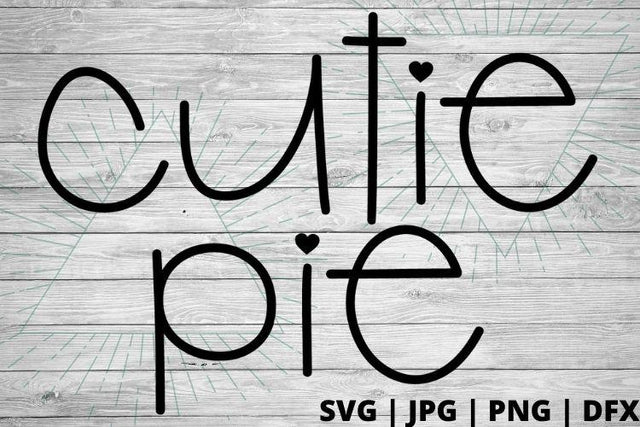 Cutie pie SVG Good Morning Chaos 