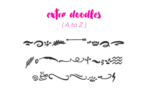 Cuties Magenta Font Abo Daniel Studio 