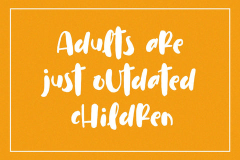 Cuties Magenta Font Abo Daniel Studio 