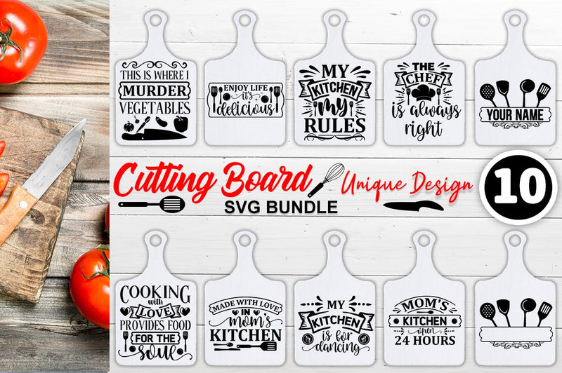 Cuting Board SVG Bundle SVG Designangry 