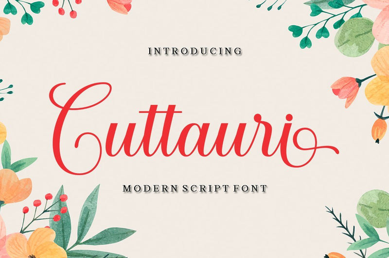 Cuttauri Font Nurul Kamal 
