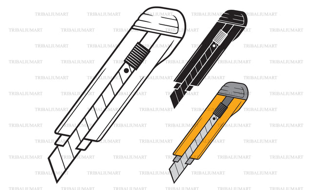 Cutter Knife SVG TribaliumArtSF 