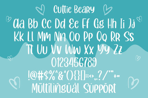 Cuttie Beary – Fun Handwritten Font Font Good Java 