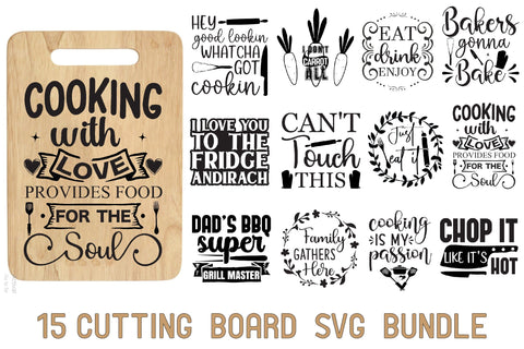 Cutting Board Bundle-3 SVG Creativeart88 