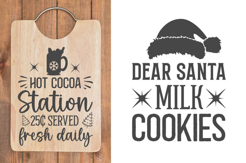 Cutting Board Christmas Quotes SVG Bundle SVG Regulrcrative 