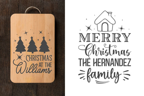 Cutting Board Christmas Quotes SVG Bundle SVG Regulrcrative 