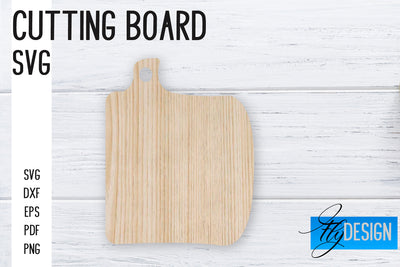 Cutting Board Laser Cut SVG | Kitchen SVG Design | CNC files SVG Fly Design 