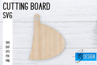 Cutting Board Laser Cut SVG | Kitchen SVG Design | CNC files SVG Fly Design 