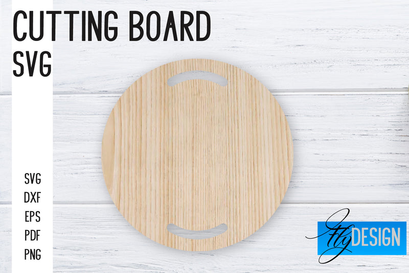 Cutting Board Laser Cut SVG | Kitchen SVG Design | CNC files SVG Fly Design 