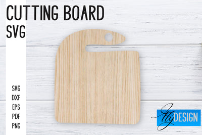 Cutting Board Laser Cut SVG | Kitchen SVG Design | CNC files SVG Fly Design 