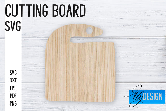Cutting Board Laser Cut SVG | Kitchen SVG Design | CNC files SVG Fly Design 