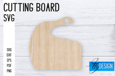 Cutting Board Laser Cut SVG | Kitchen SVG Design | CNC files SVG Fly Design 