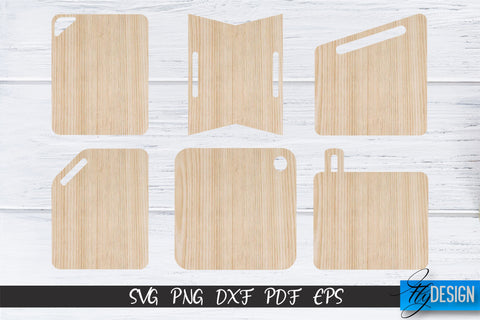 Cutting Board Laser Cut SVG | Kitchen SVG Design | CNC files SVG Fly Design 