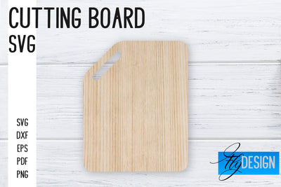 Cutting Board Laser Cut SVG | Kitchen SVG Design | CNC files SVG Fly Design 