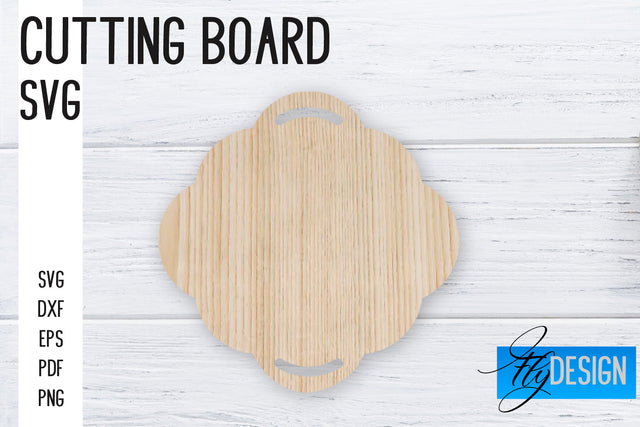 Cutting Board Laser Cut SVG | Kitchen SVG Design | CNC files SVG Fly Design 