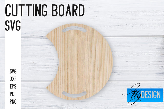 Cutting Board Laser Cut SVG | Kitchen SVG Design | CNC files SVG Fly Design 