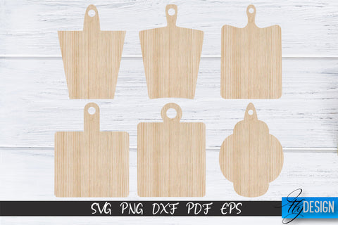 Cutting Board Laser Cut SVG | Kitchen SVG Design | CNC files SVG Fly Design 