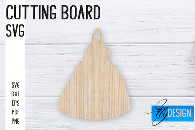 Cutting Board Laser Cut SVG | Kitchen SVG Design | CNC files SVG Fly Design 