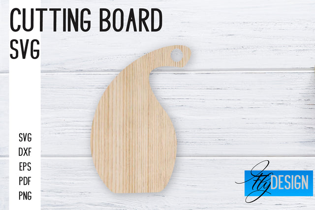 Cutting Board Laser Cut SVG | Kitchen SVG Design | CNC files SVG Fly Design 