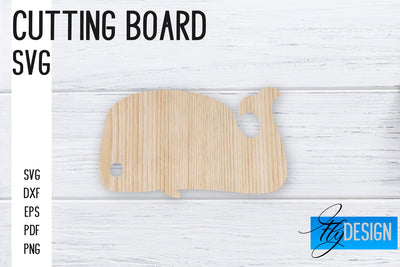 Cutting Board Laser Cut SVG | Kitchen SVG Design | CNC files SVG Fly Design 