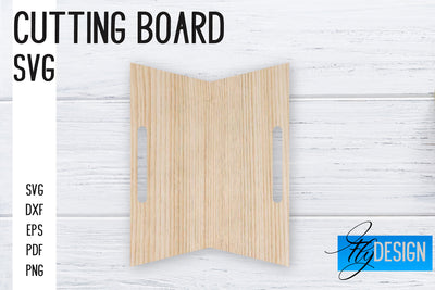 Cutting Board Laser Cut SVG | Kitchen SVG Design | CNC files SVG Fly Design 