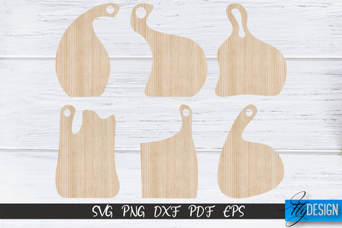 Cutting Board Laser Cut SVG | Kitchen SVG Design | CNC files SVG Fly Design 