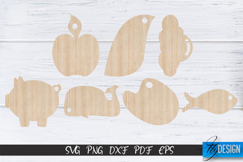 Fish Cutting Board - CNC files for Wood (svg, dxf, eps, pdf, ai, stl)