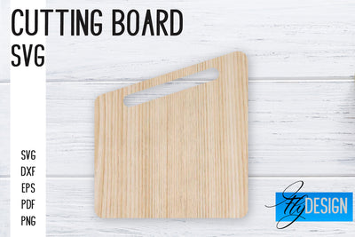 Cutting Board Laser Cut SVG | Kitchen SVG Design | CNC files SVG Fly Design 