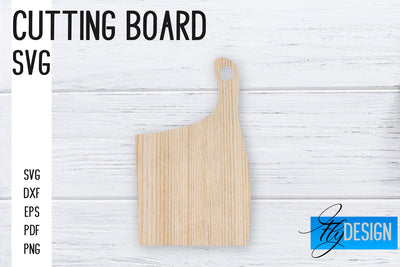 Cutting Board Laser Cut SVG | Kitchen SVG Design | CNC files SVG Fly Design 