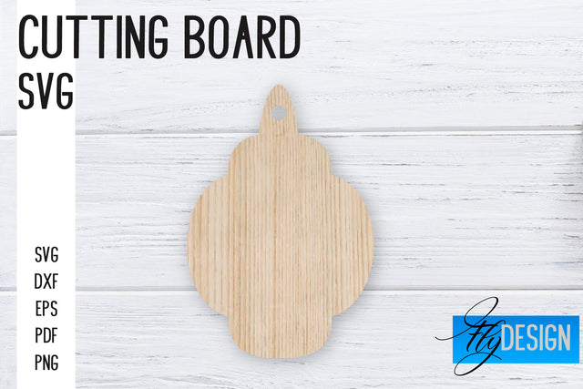 Cutting Board Laser Cut SVG | Kitchen SVG Design | CNC files SVG Fly Design 