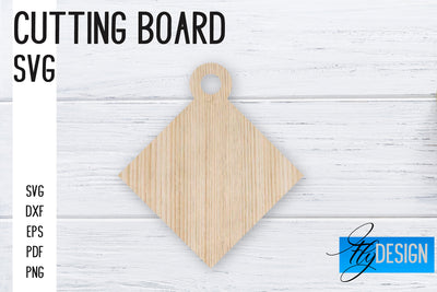 Cutting Board Laser Cut SVG | Kitchen SVG Design | CNC files SVG Fly Design 