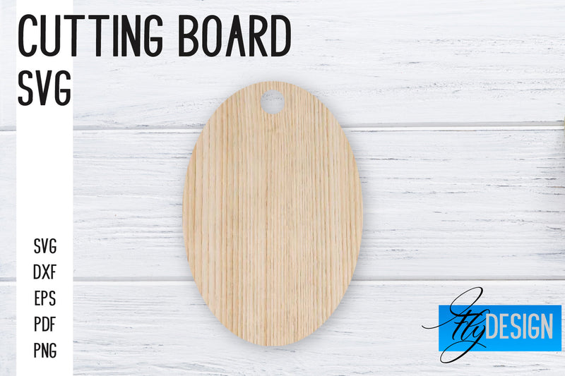 Cutting Board Laser Cut SVG | Kitchen SVG Design | CNC files SVG Fly Design 