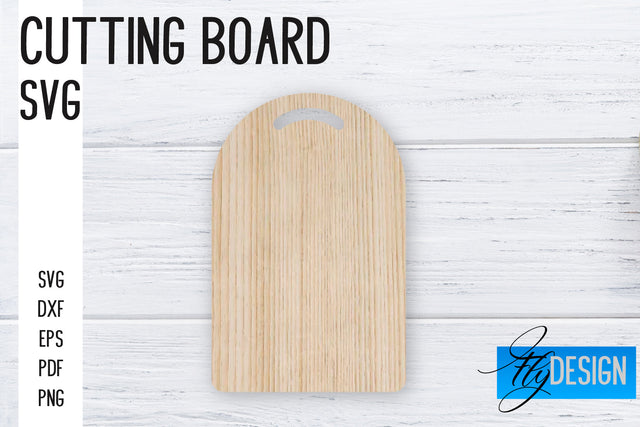 Cutting Board Laser Cut SVG | Kitchen SVG Design | CNC files SVG Fly Design 