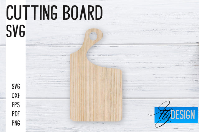 Cutting Board Laser Cut SVG | Kitchen SVG Design | CNC files SVG Fly Design 